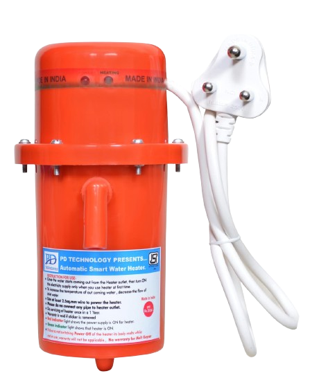 Instant Water Geyser Orange